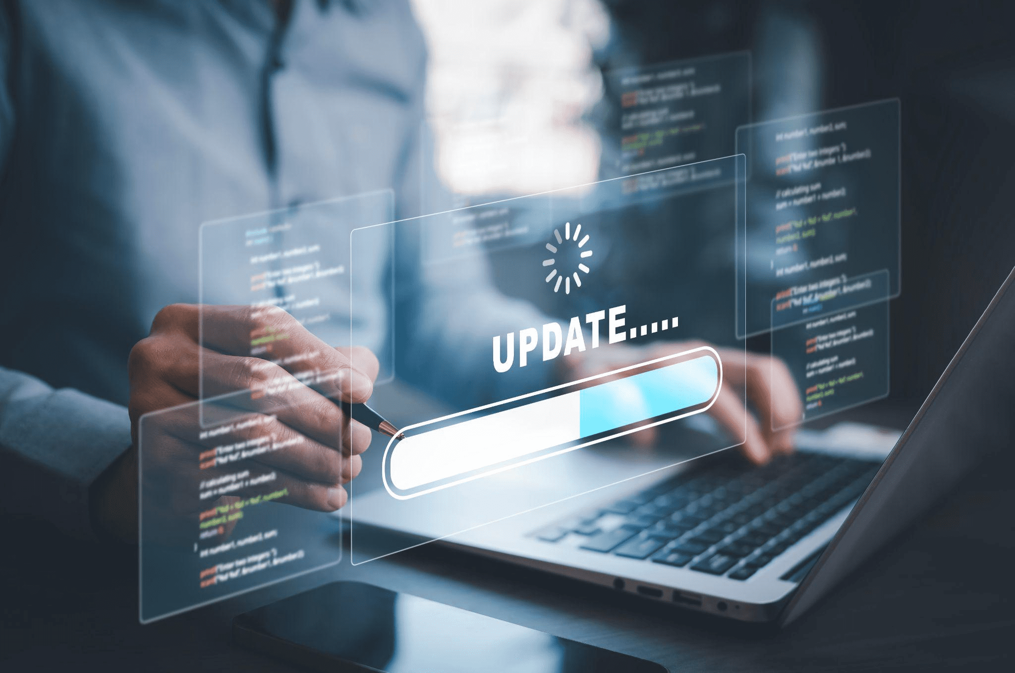 Updating the website to reflect the latest EDR software version for enhanced cybersecurity insights.